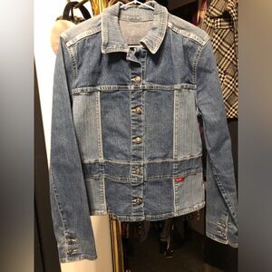 EUC Women’s Point Zero Patchwork Denim Jacket
